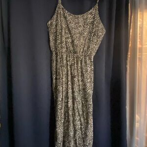 Leopard Print Sleeveless Dress